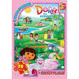 Пазли дитячі "Дора" DZ04, 70 елементів