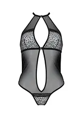 Сітчасте боді з мереживом на грудях Passion Satara Body S/M black - мініатюра 3
