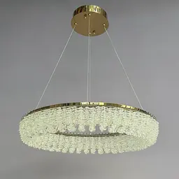 Кришталева підвісна LED-люстра Linisoln 7903-600 100 W, 60 см, 14-19 м2