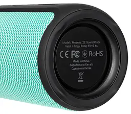Портативная Bluetooth колонка 2E SoundXTube 30W TWS, MP3, Wireless, Waterproof Black-Turquoise - мініатюра 4