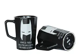 Чашка Warner Bros Frappe Always be Batman порцелянова чорна 370 мл (75001741) - мініатюра 2