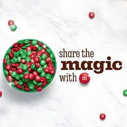 Драже M&M's Milk Chocolate Holiday Blend Red & Green Christmas Candy 1077.3 г - мініатюра 3