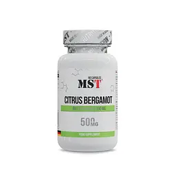 Екстракт плодів бергамоту MST Nutrition Citrus Bergamot, 90 капсул для підтримки серцево-судинної системи