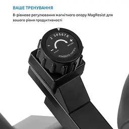 Велотренажер Capital Sports Azura Desk Bike 100 кг (10035534) - мініатюра 3