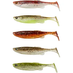 Силікон Savage Gear Fat Minnow T-Tail 105 мм 11.0g Clearwater Mix (5 шт/уп)