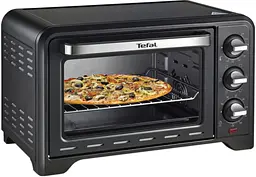 Піч електрична Optimo, 19л, 1380Вт, механіч., гриль, конвенція, чорний Tefal kuh0015420 - мініатюра 2