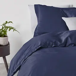 Комплект постільної білизни Cosas євро без простирадла NIGHTFALL 200 x 220 см (Ranfors_Blue_200_2) - мініатюра 5