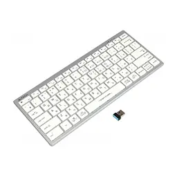 Клавіатура A4Tech FBX51C Wireless/Bluetooth White (4711421972987) - мініатюра 4