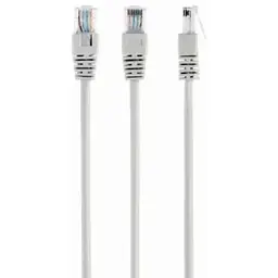 Патч-корд Cablexpert 0.5м, UTP, cat.5e, CCA, grey (PP12-0.5M)