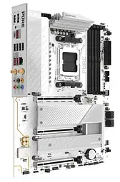 Материнська плата Sapphire PURE B850A WIFI7 (52123-11-40G) (Socket AM5, AMD B850, ATX) - мініатюра 3