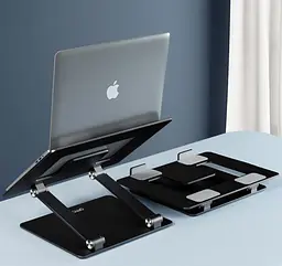 Підставка для ноутбука планшета OfficePro LS-111-B Alloy Aluminum Black - мініатюра 9