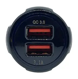 Автомобільний зарядний пристрій XON UniLink 2 x QC3.0 Black (CU002A30WB 3418) - мініатюра 2