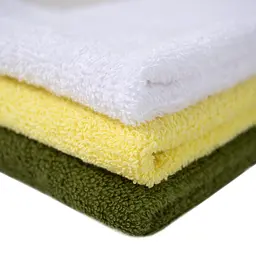 Набір рушників Lotus Home - Basic зелений/жовтий/білий 30x50 (3од.) - мініатюра 3
