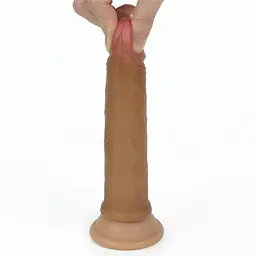 Фалоімітатор LoveToy Nature Cock 18.5 см тілесний - мініатюра 4