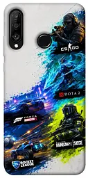 TPU чохол Demsky Full Throttle для Huawei P30 lite