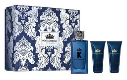 Набір Dolce Gabbana K 100 мл парфумована вода, 50 мл гель для душу, 50 мл бальзам після гоління