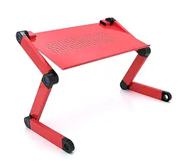 Стол-подставка для ноутбука Voltronic Aluminium Table Laptop 420x265 Red - мініатюра 1