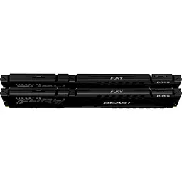 Модуль пам'яті Kingston Fury DDR5 128GB (2x64) 5600Mhz Beast Black (KF556C36BBEK2-128) - мініатюра 3