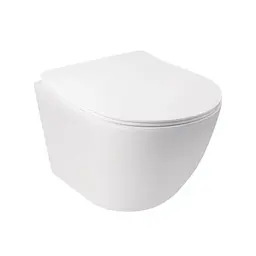 Набір Qtap інсталяція 3 в 1 Nest QT0133M425 з панеллю змиву лінійної QT0111M08V1091MB + унітаз з сидінням Jay QT07335176W - мініатюра 10