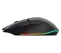Миша бездротова Trust GXT 110 FELOX, Black, USB 2.4GHz, оптична (сенсор PAW3212), 800 - 4800 dpi, 6 кнопок, акумулятор (25037) - мініатюра 4