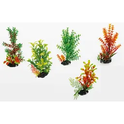 Рослина в акваріум 18-20 см штучна у асортименті Croci FLORA ON PEBBLES