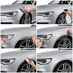 Антигравійна захисна бронеплівка за лекалами для Audi A6 C7 2011-2018 - повний кузов - мініатюра 2