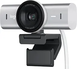 Веб-камера Logitech MX Brio 4K Plate Grey (960-001554) - мініатюра 1