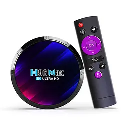Смарт ТВ приставка H96 Max RK3528 4/32 Гб Smart TV Box Android 13 - мініатюра 3