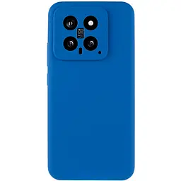 Чохол Silicone Cover Ummi Lakshmi Full Camera (AA) для Xiaomi 14 Синій / Navy Blue - мініатюра 2