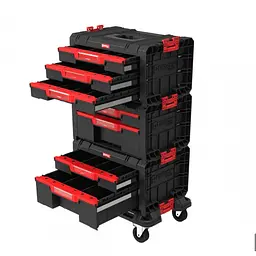 Набір ящиків Qbrick SYSTEM PRO DRAWER WORKSHOP SET 1 2.0 мобільна шафа 525x345x885 мм - мініатюра 4
