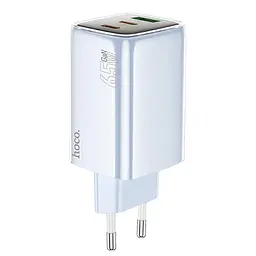 МЗП Hoco N49 Glorious PD65W (1USB-A/2C) Blue - мініатюра 3
