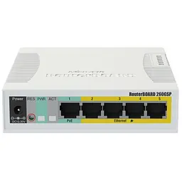 Комутатор MikroTik CSS106-1G-4P-1S (RB260GSP) - мініатюра 4