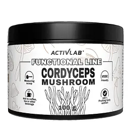 Натуральная добавка Cordyceps Mushroom, 100 грамм ActivLab vit0003458