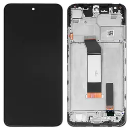 Дисплей Xiaomi Poco M3 Pro, Poco M3 Pro 5G, Redmi Note 10 5G, чорний, з рамкою, Original (PRC)
