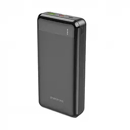 Павербанк на кілька входів зовнішній чорний акумулятор Power bank Borofone BJ19A PD20W+QC3.0 20000mAh