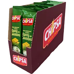 Чипси картопляні Chipsa зі смаком кропу та сметани 55 г - мініатюра 2