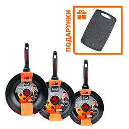 Набір сковорідок серії Smart Fry Krauff + Дошка обробна - мініатюра 10