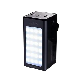 Універсальний повербанк із сонячною панеллю та LED індикатором та ліхтариком LEVINO N-40 50000 mAh Power Bank сонячна батарея для телефону та інших гаджетів заряджання PD/QC 18–22.5 Вт Чорний