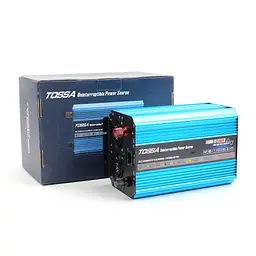 Перетворювач напруги (інвертор) Tossa 12V -220V/800W Чистий Синус З функцією Зарядки (TAS800R-12X-800W)