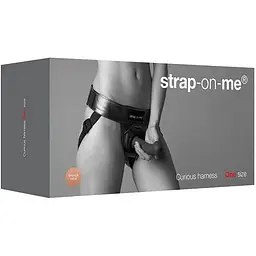Трусики для страпону Strap-On-Me LeaTherette Harness CURIOUS - мініатюра 14
