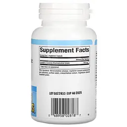 NAC (N-ацетил-L-цистеїн) NAC 600 mg 60 Capsules Natural Factors vit0006624 - мініатюра 2