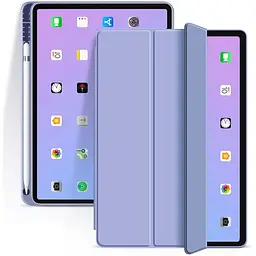 Чохол-книжка BeCover Tri Fold Soft TPU з кріпленням Apple Pencil для Apple iPad Air 4 10.9 2020/2022 Purple (706751) - мініатюра 3