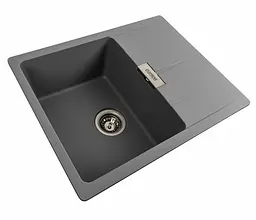 Кухонна мийка Platinum 6250 ZIRKONE Сірий металік (SP000040792) - мініатюра 5