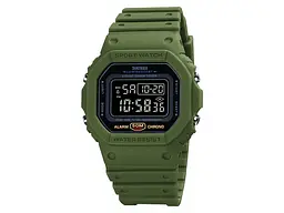 Наручний годинник чоловічий 1628 Military-Black Skmei acs0030668 - мініатюра 2