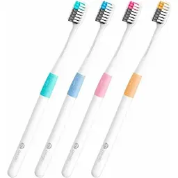 Набір зубних щіток Xiaomi Doctor·B Bass Method Toothbrush colors (4 щітки + 1 футляр) (NUN4006RT) - мініатюра 2