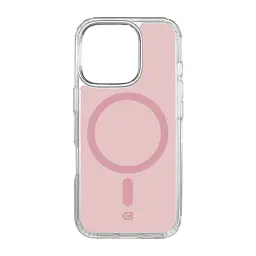 Чохол ArmorStandart Clear Hybrid MagCase для Apple iPhone 16 Pro Pink