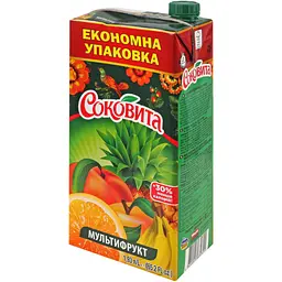 Напій соковий Соковита Мультифруктовий 1.93 л - мініатюра 2