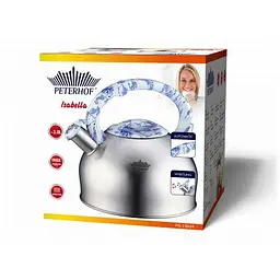 Чайник із свистком Peterhof PH-15639 blue 3,0 л. - мініатюра 3