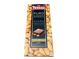 Шоколад чорний Torras Puro Fondant з цілісним мигдалем 150 г (8410342007667)