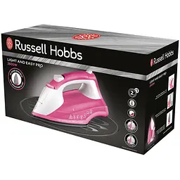 Праска Russell Hobbs Light&Easy Pro 2600 Вт біло-рожева (26461-56) - мініатюра 3